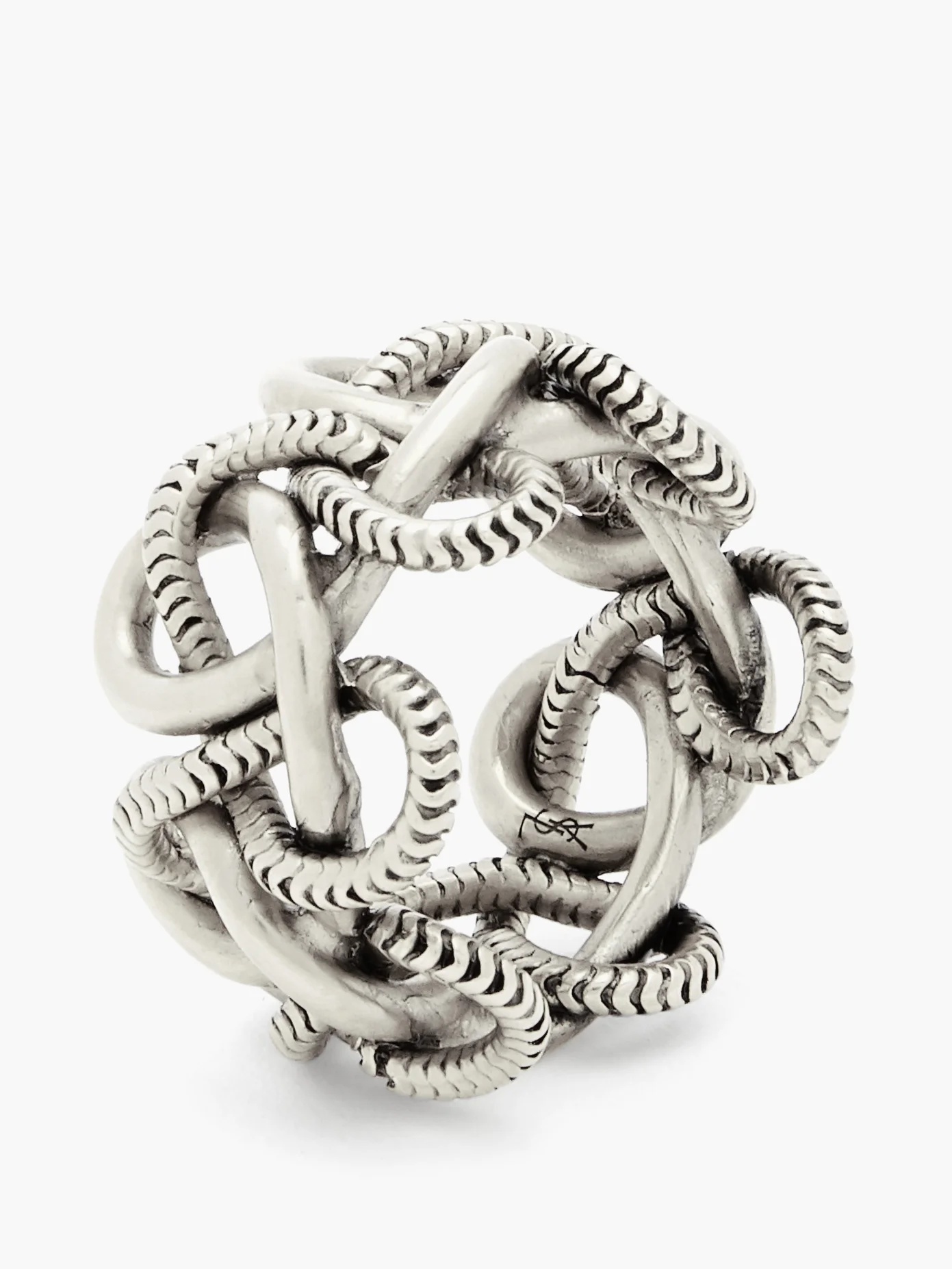 Knotted rope ring - 3