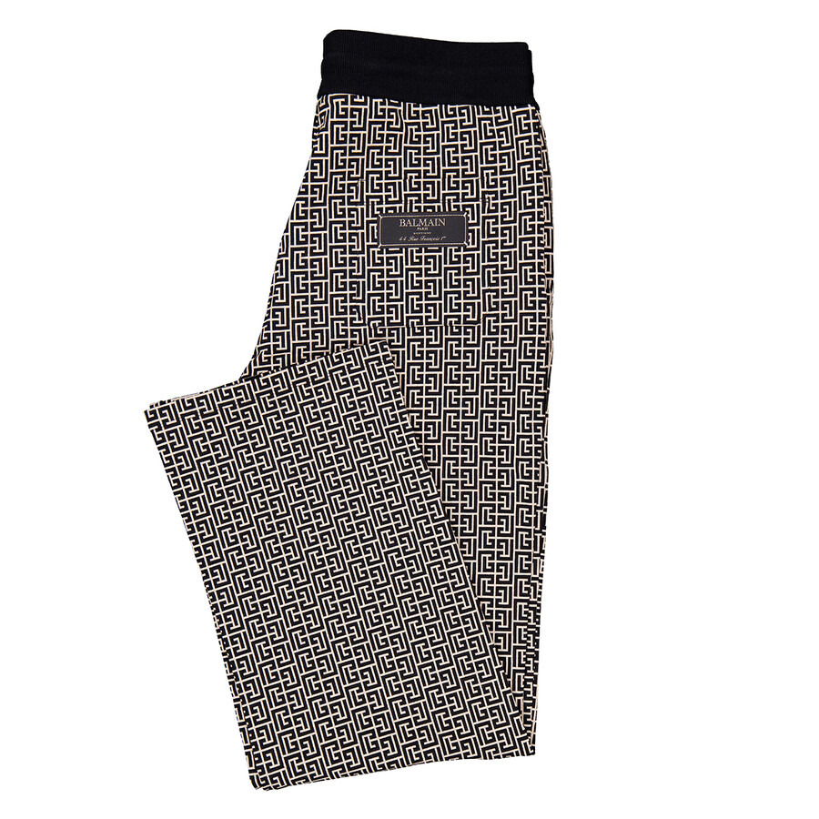 Balmain Monogram Jacquard Trousers - 2
