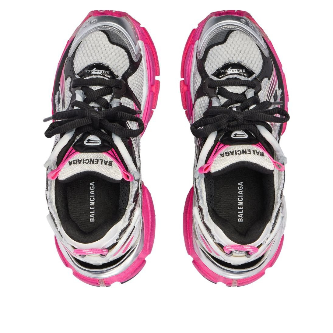 (WMNS) Balenciaga Runner Gradient 'White Pink Black' 772767WRUNG9155 - 5
