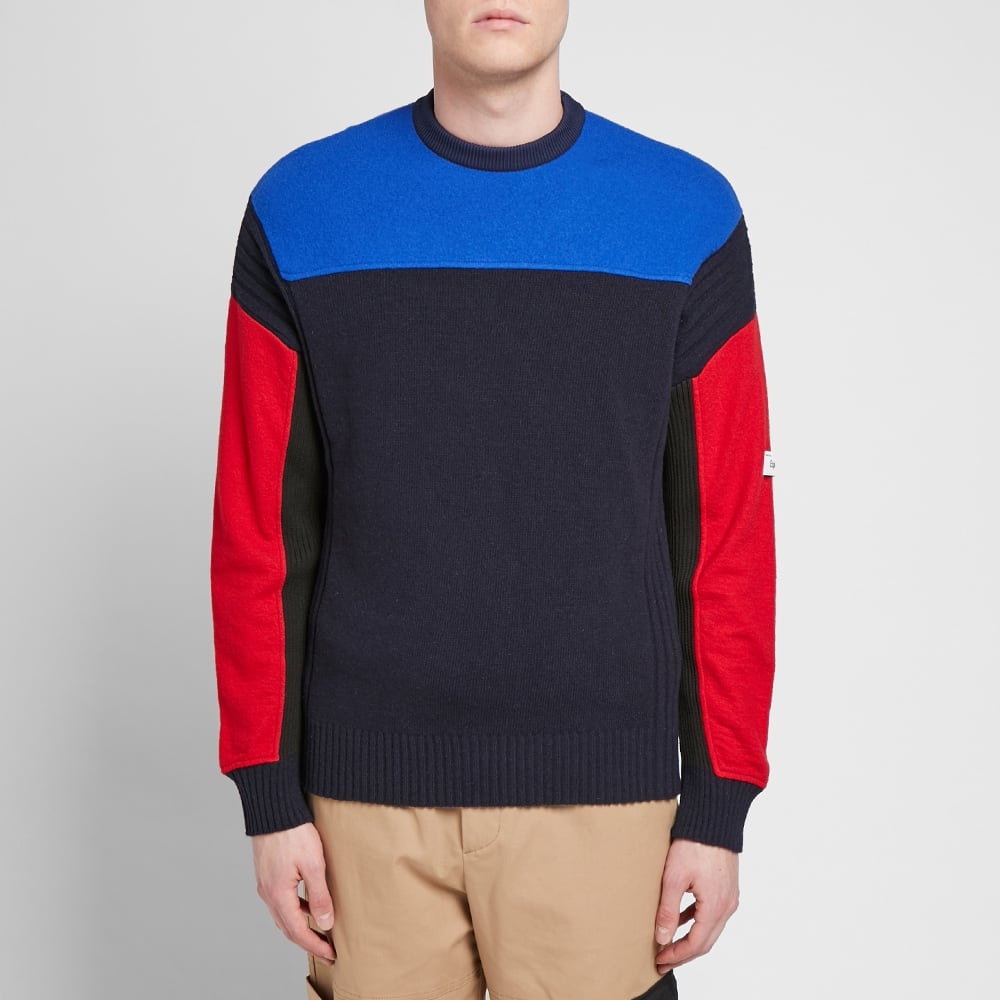 Kenzo Felted Colour Block Knit - 4