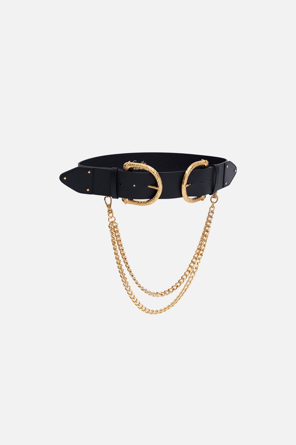 DOUBLE LEOPARD BUCKLE BELT - 2