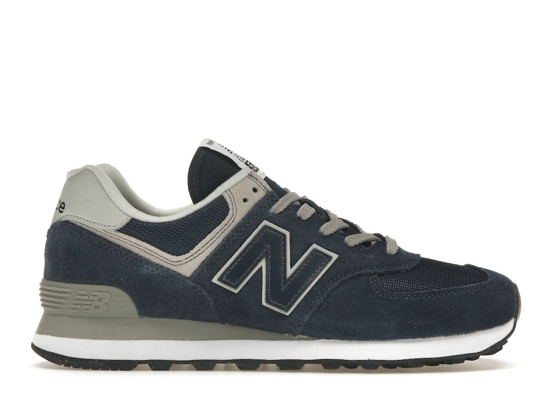 New Balance 574 Navy White - 1