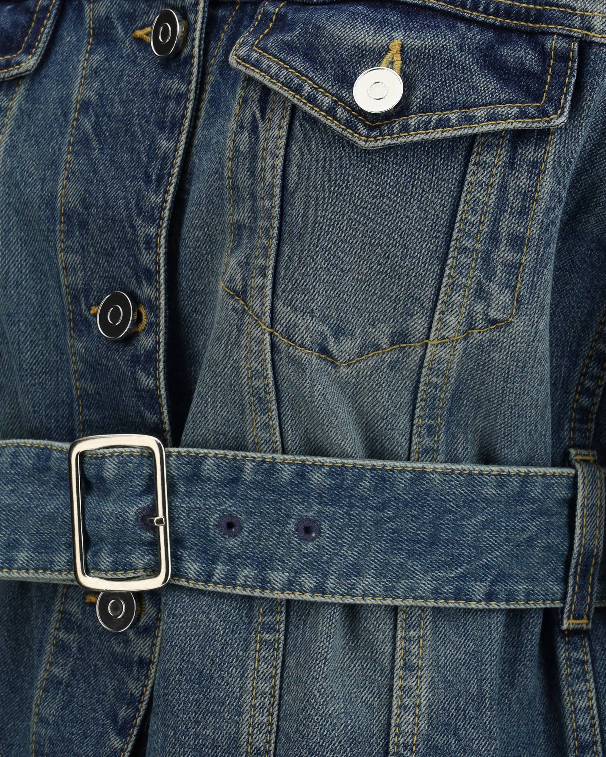 Peplum Denim Jacket - 3