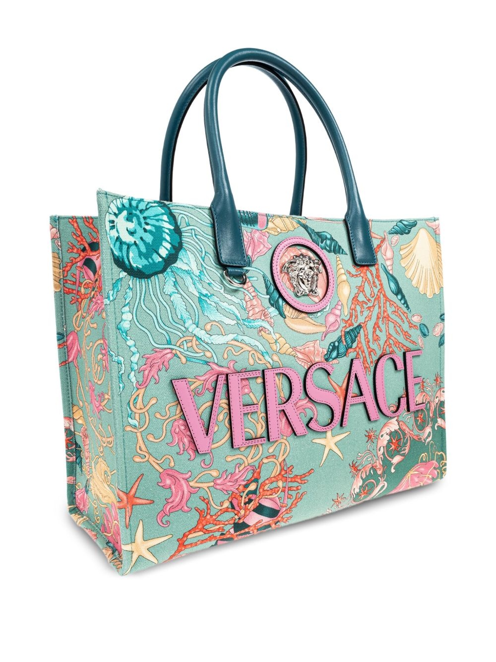 Medusa-Head graphic-print tote bag - 3