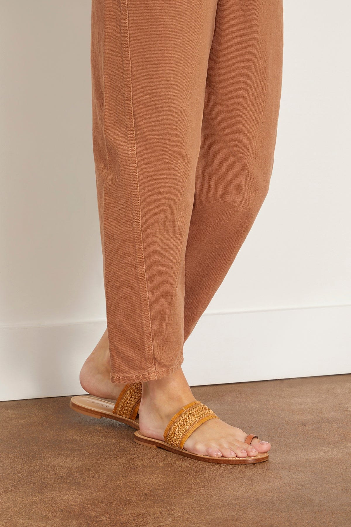 The Shela Sandal in Ochre - 2