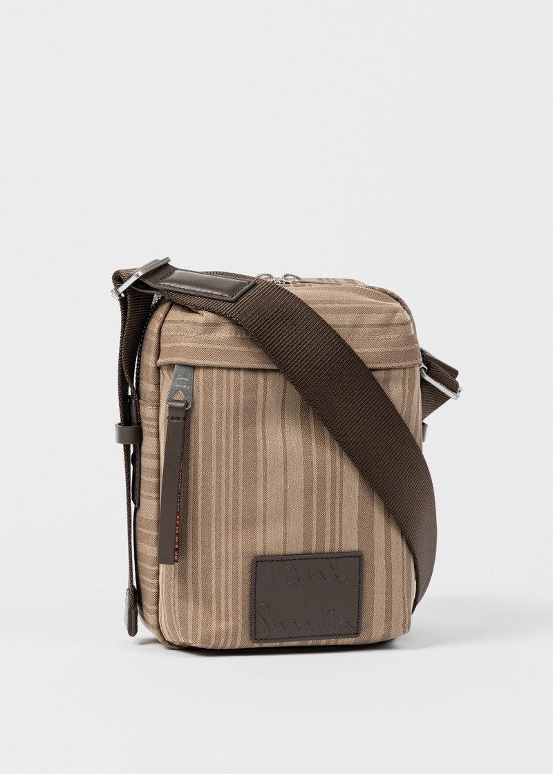 Sand 'Shadow Stripe' Cross-Body Bag 7