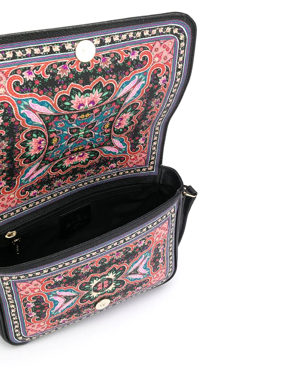 ornate floral-print crossbody bag - 5