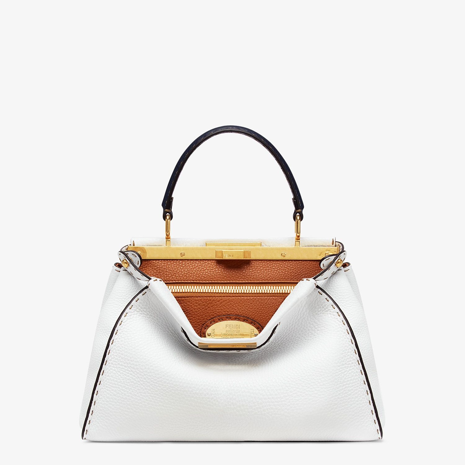 White leather bag - 1