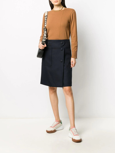 Stella McCartney A-line buttoned skirt outlook