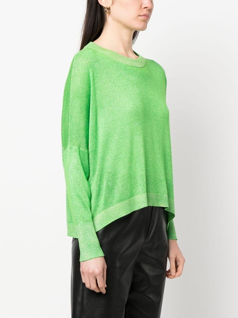 long-sleeve knitted jumper - 3