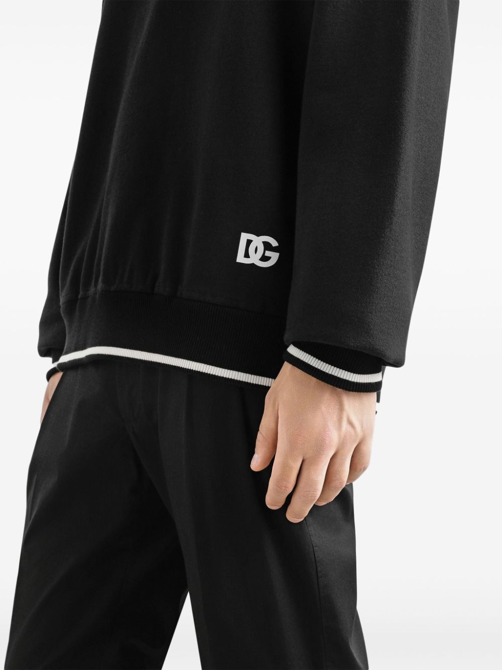 bandana-print sweatshirt - 4