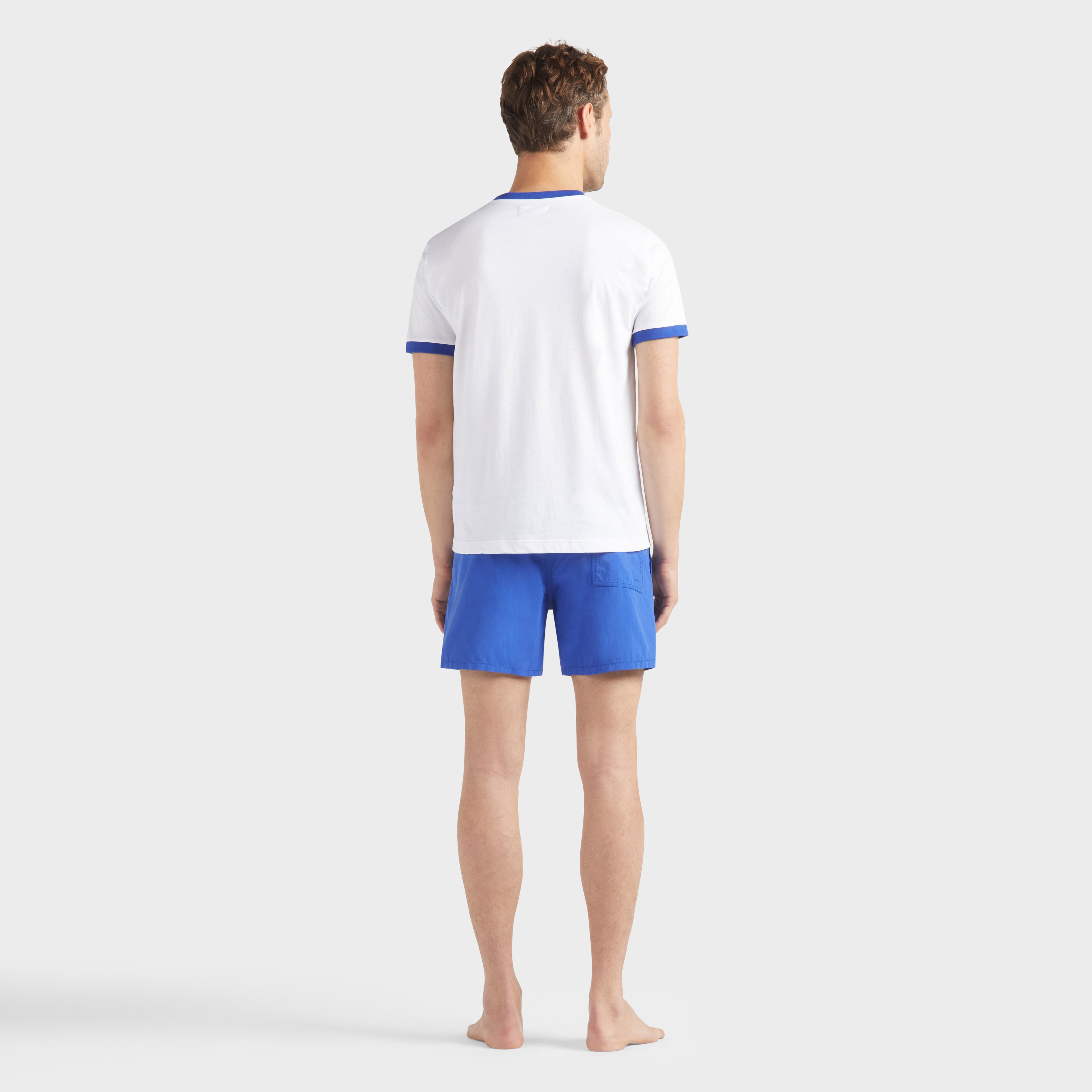Men Cotton Light Jersey T-shirt Bicolor Logo - 4
