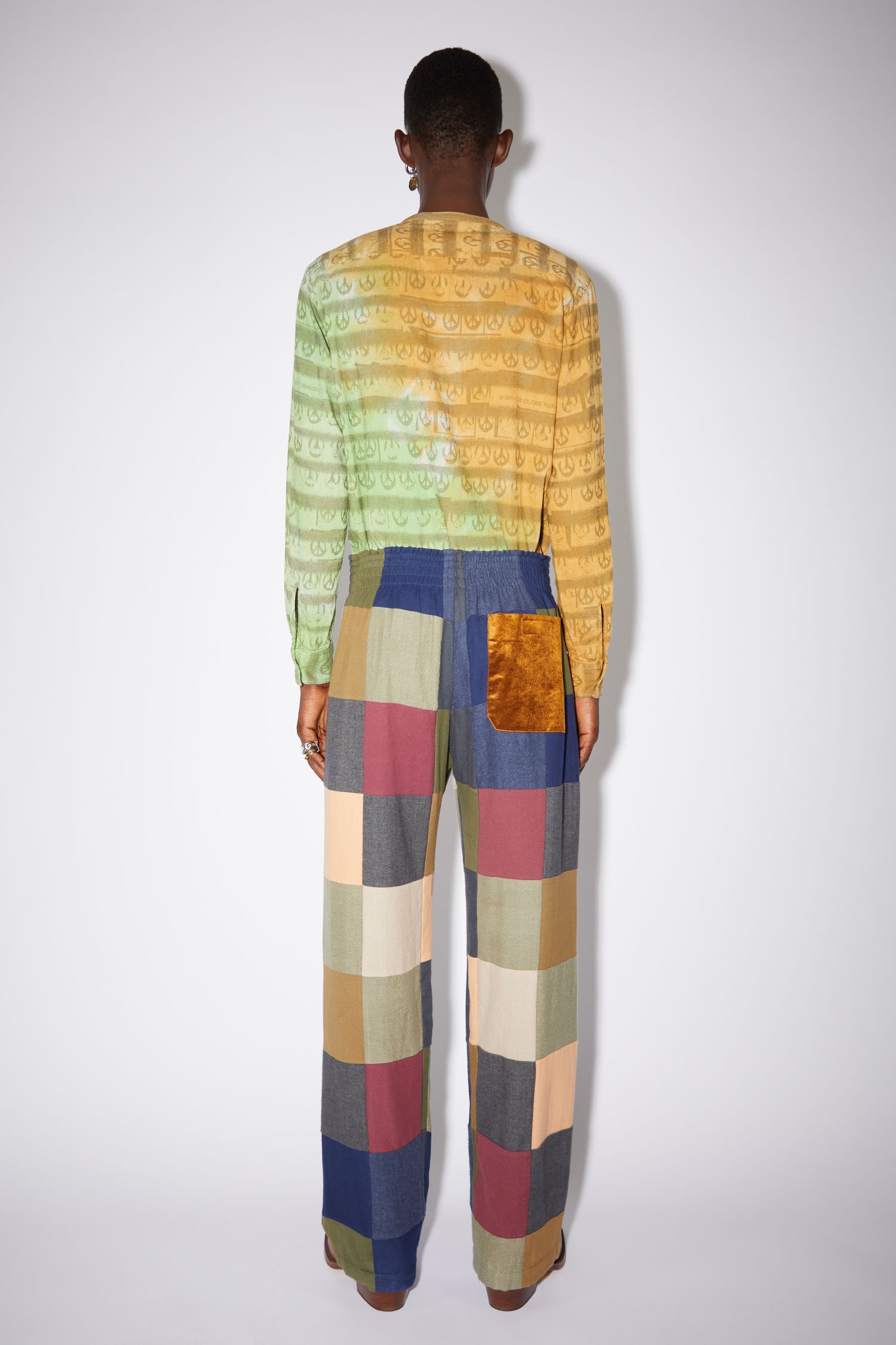 Patchwork trousers - Multicolor - 3