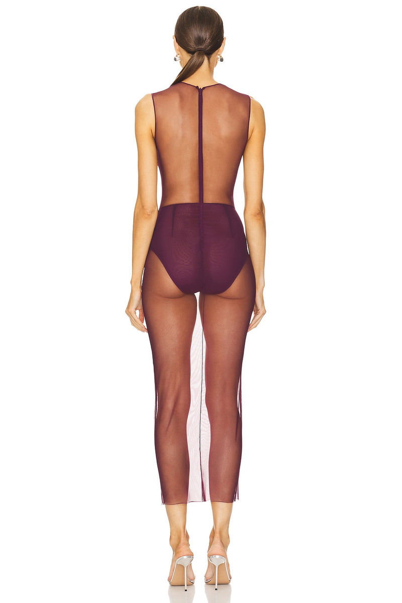 ALEX PERRY Mesh Maxi Dress outlook