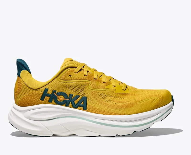 Men's Clifton 10 Shoes in Yellow Gold/Tidal Wave - 1
