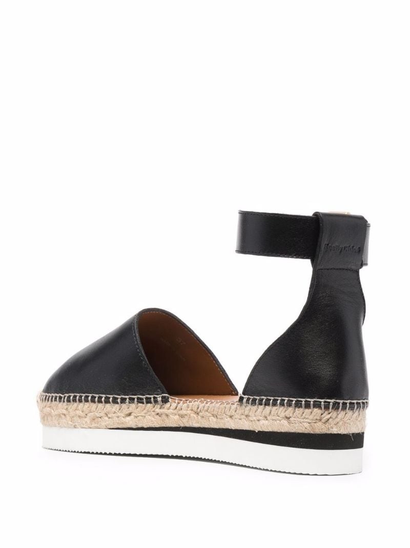 Glyn leather flat espadrilles - 3