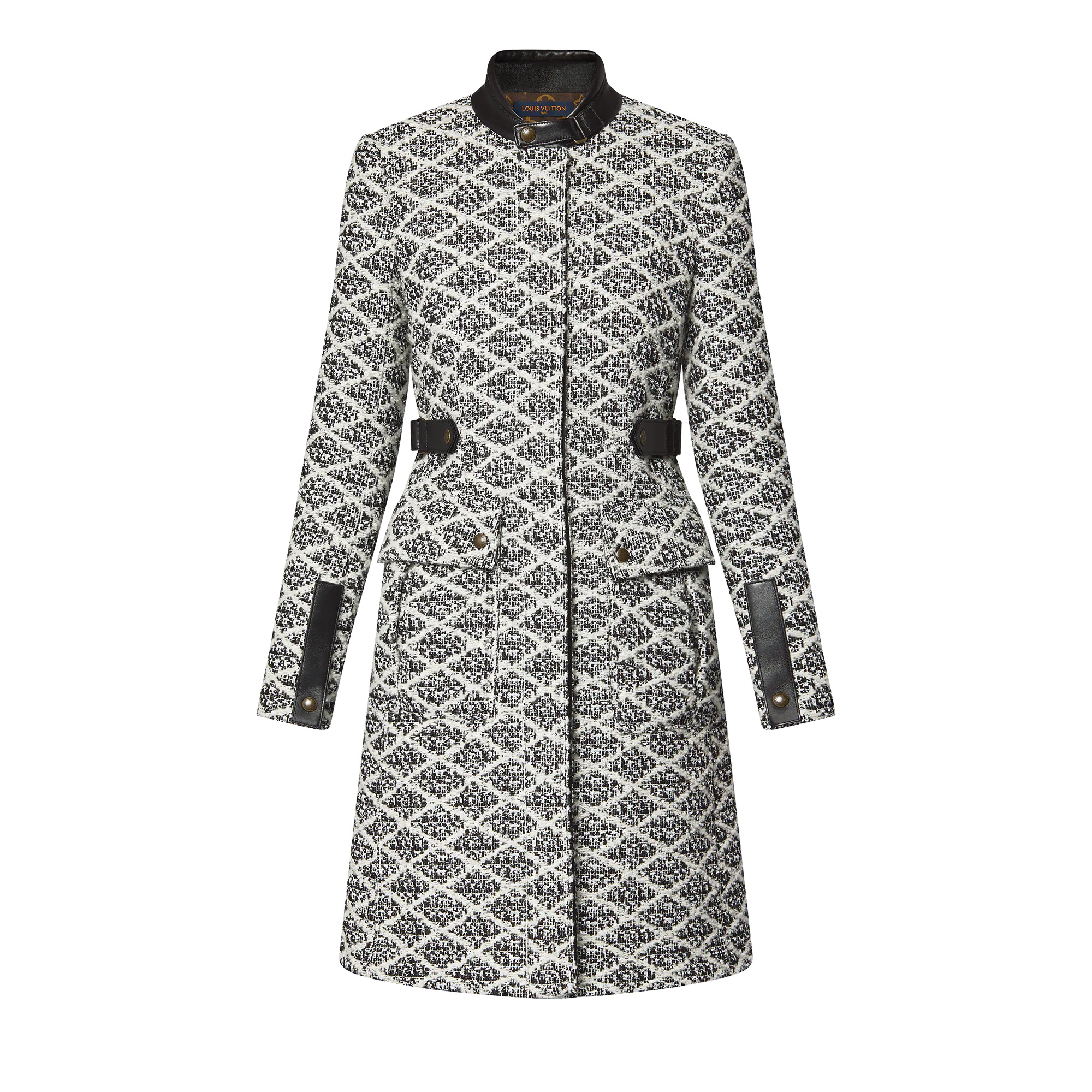 Malletage Tweed Coat - 1