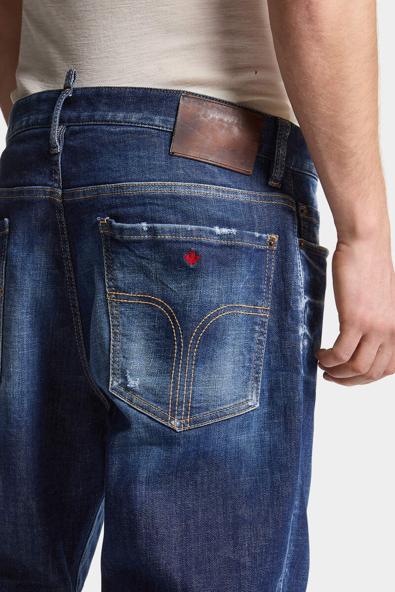 DARK BASIC WASH BRO JEANS 6