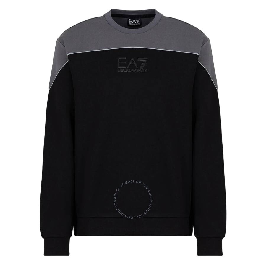 Emporio Armani Long Sleeve Logo-Print Sweatshirt - 1