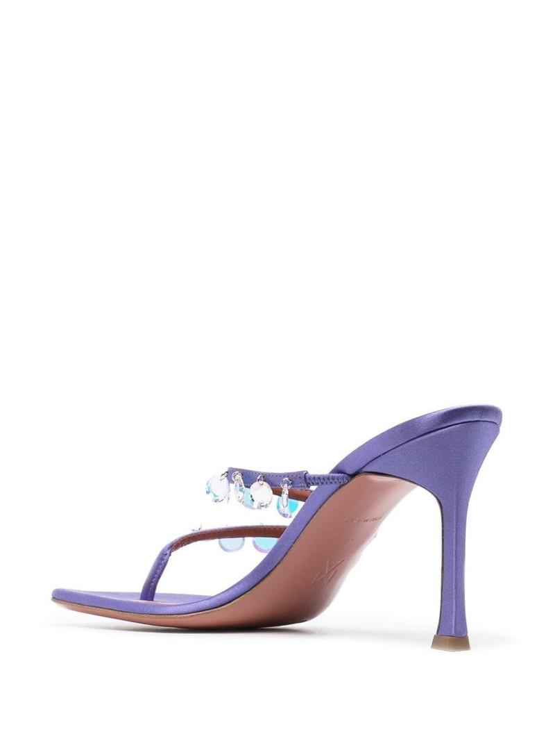 Tina 105 mm crystal sandals 3