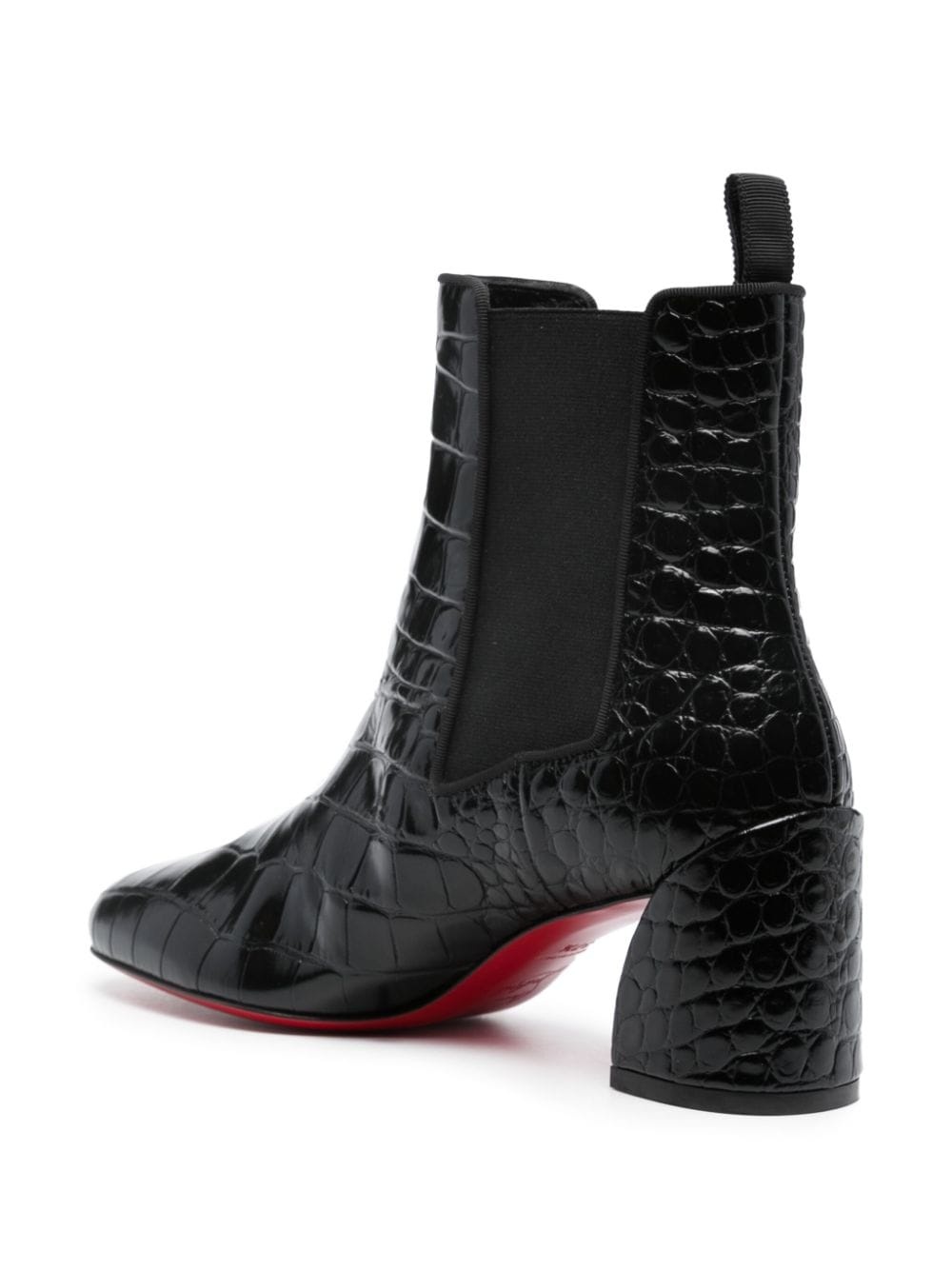 70mm leather ankle boots - 3