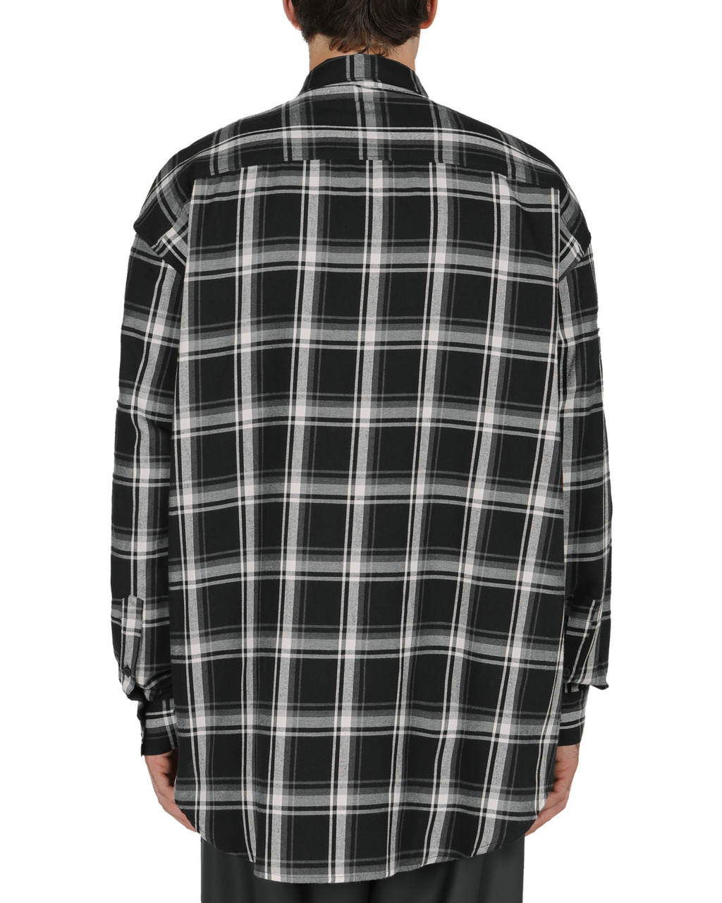 MONOGRAM PLAID L/S SHIRT - 5