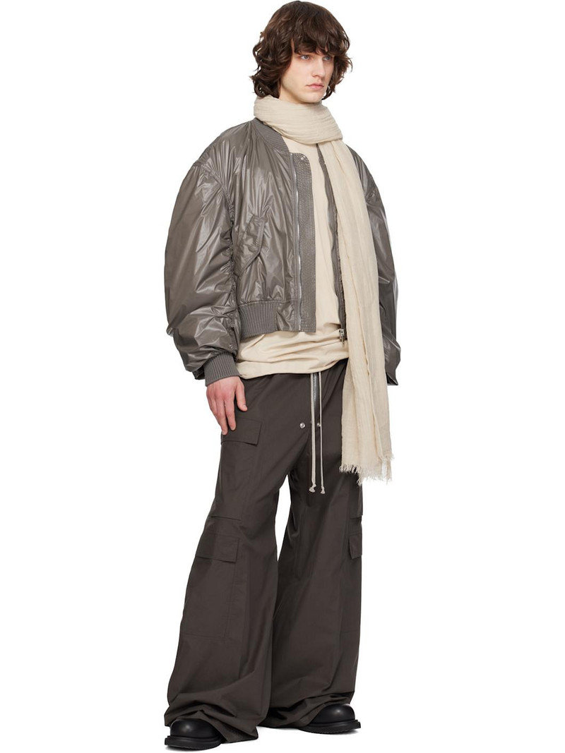 Rick Owens Gray Temple Secchia Flight Bomber Jacket outlook