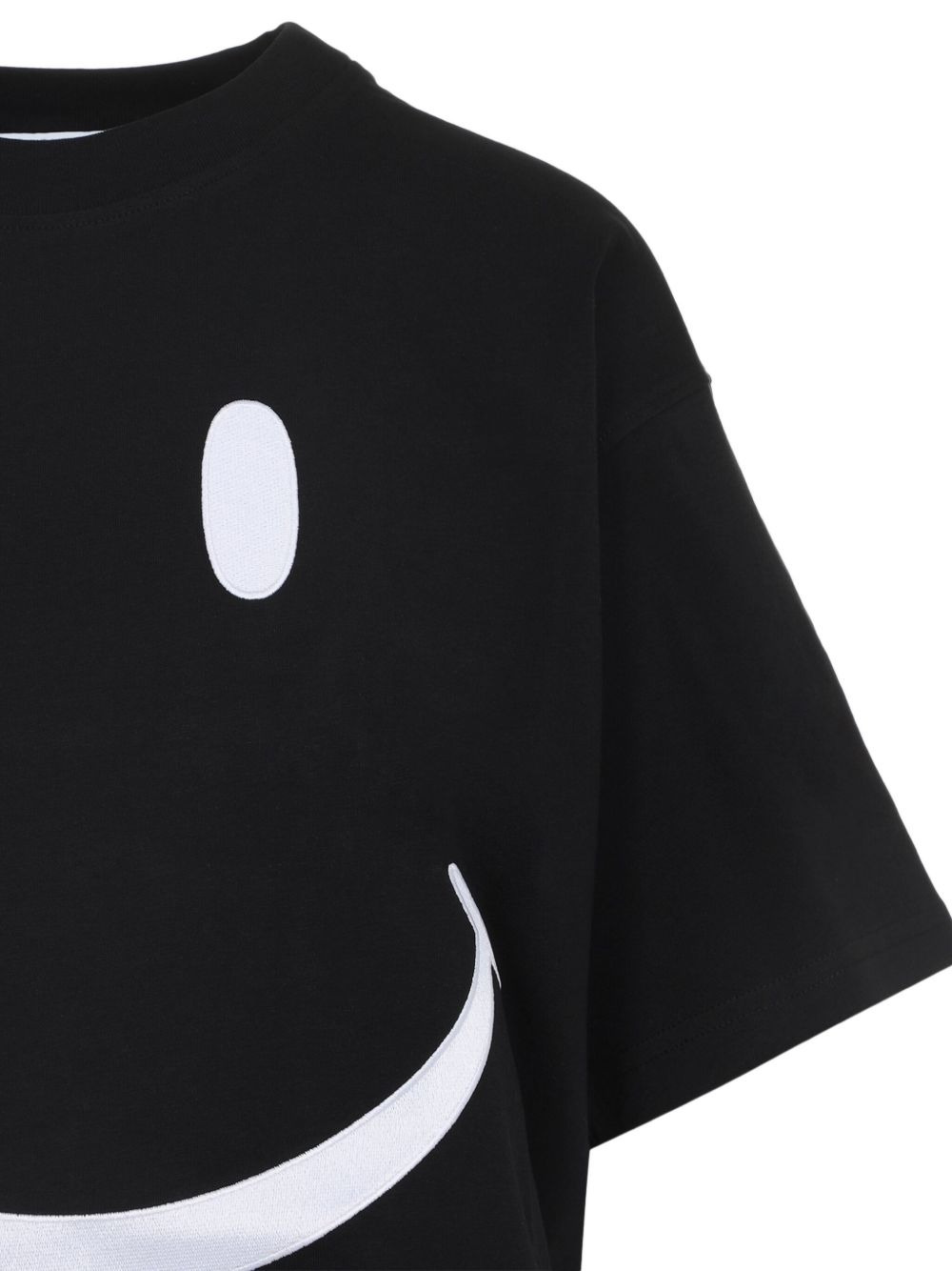 smiley-face cotton T-shirt - 4