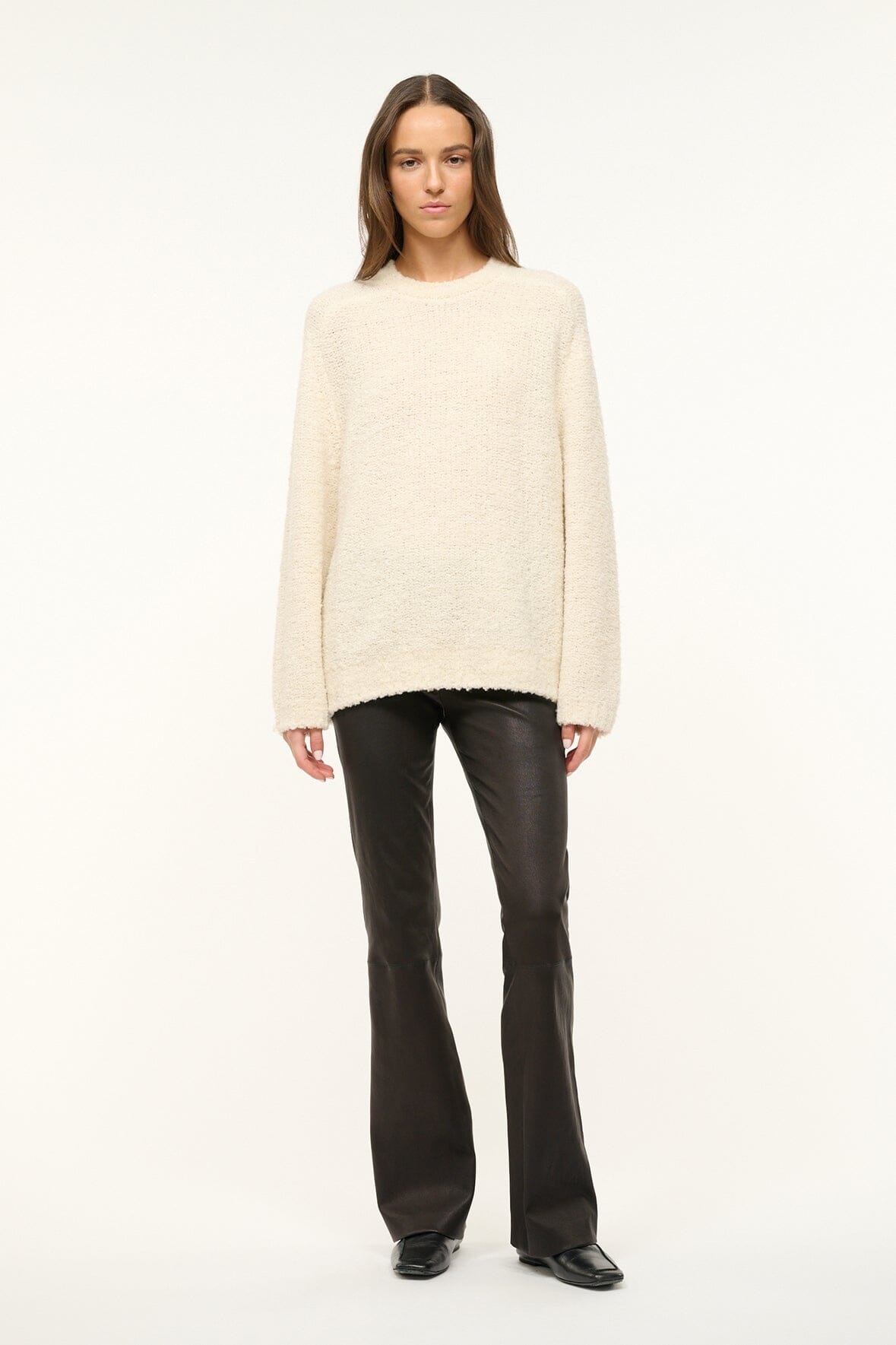 STAUD SIREN SWEATER IVORY - 3