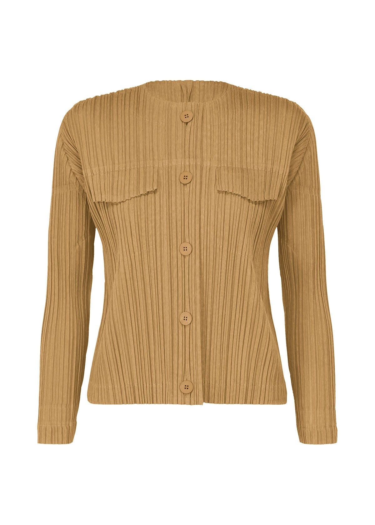 RAMIE PLEATS JACKET - 1