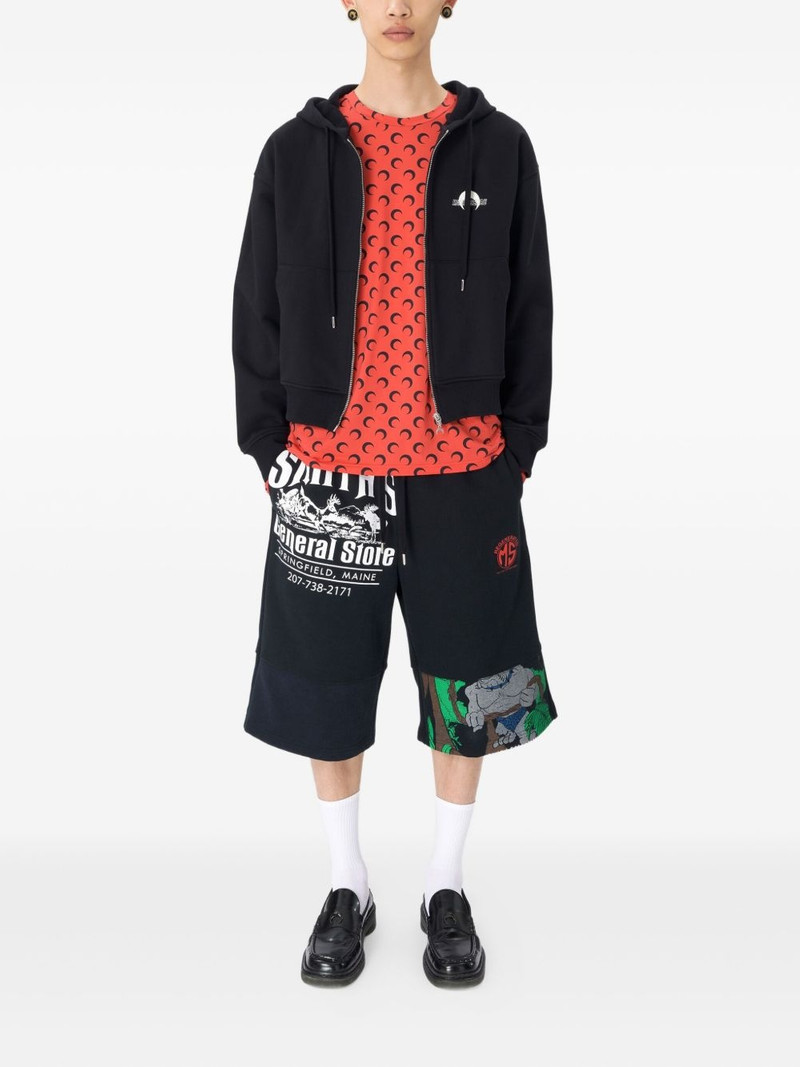Marine Serre MS Sport zipped hoodie outlook
