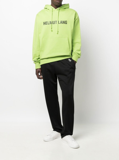 Helmut Lang logo print hoodie outlook