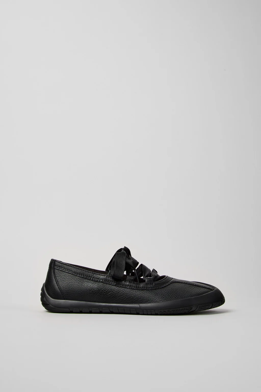Peu Path+ Black Leather Ballerinas for Women. - 1