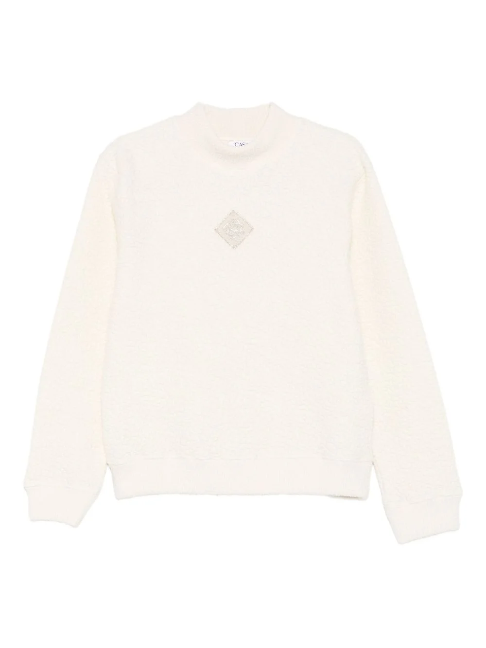 textured sweatshirt - 1