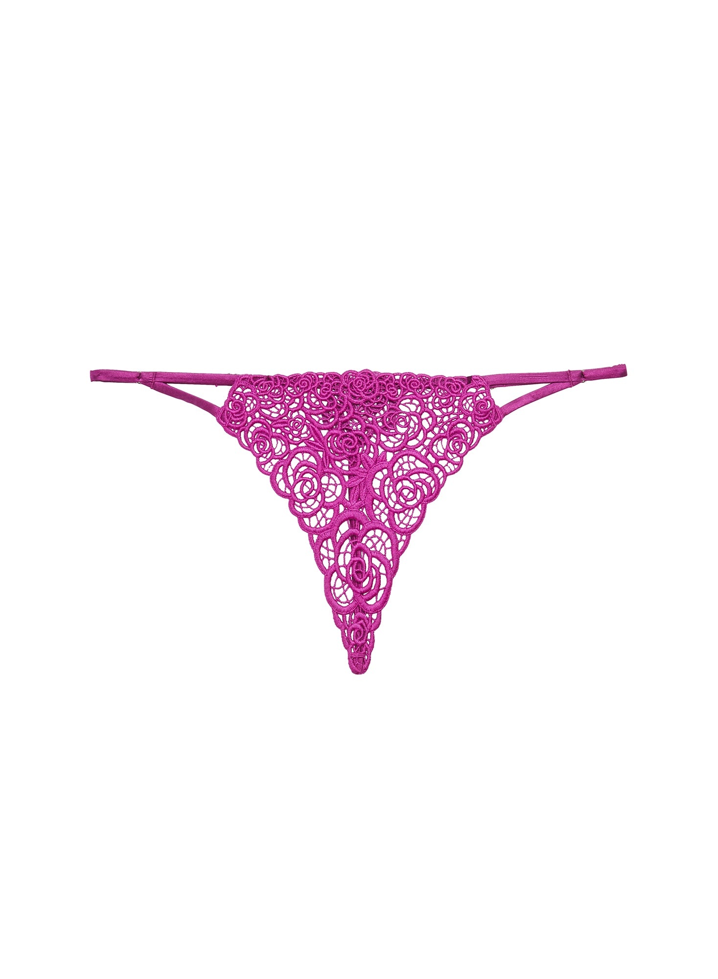Fleur Guipure V-String - 3
