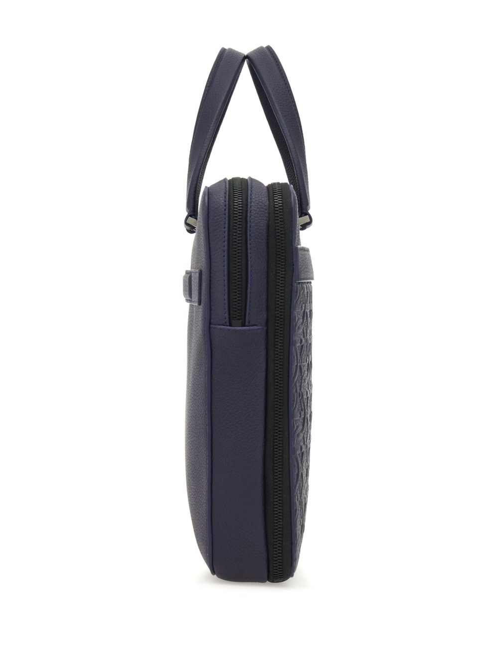 Gancini leather briefcase - 4
