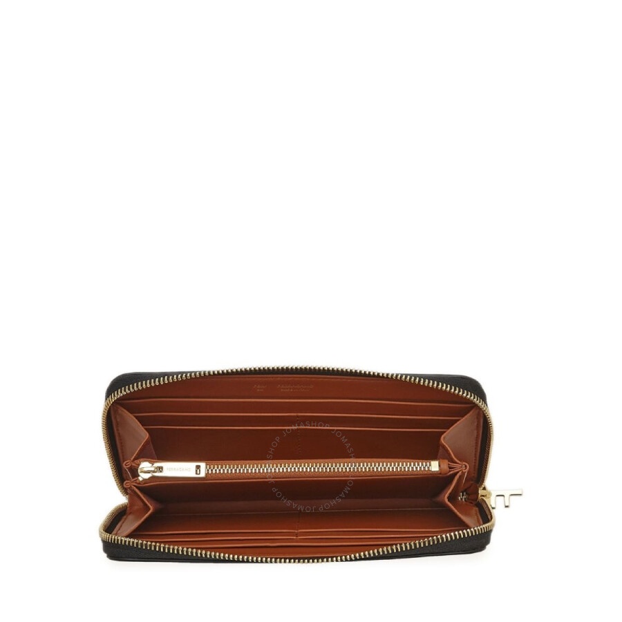 Ferragamo Logo-Stamp Calf Leather Wallet - 3