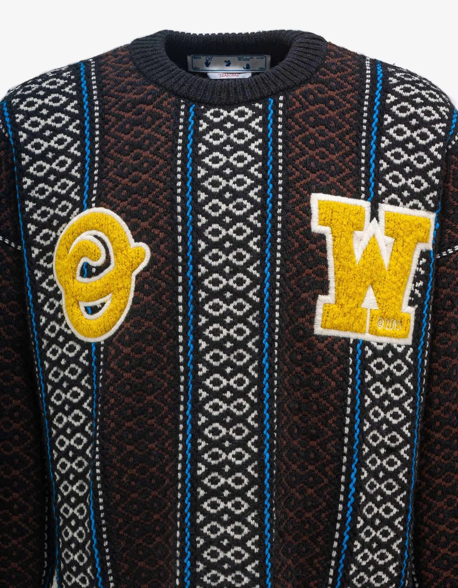 Off-White OW Baja Chunky Sweater - 3