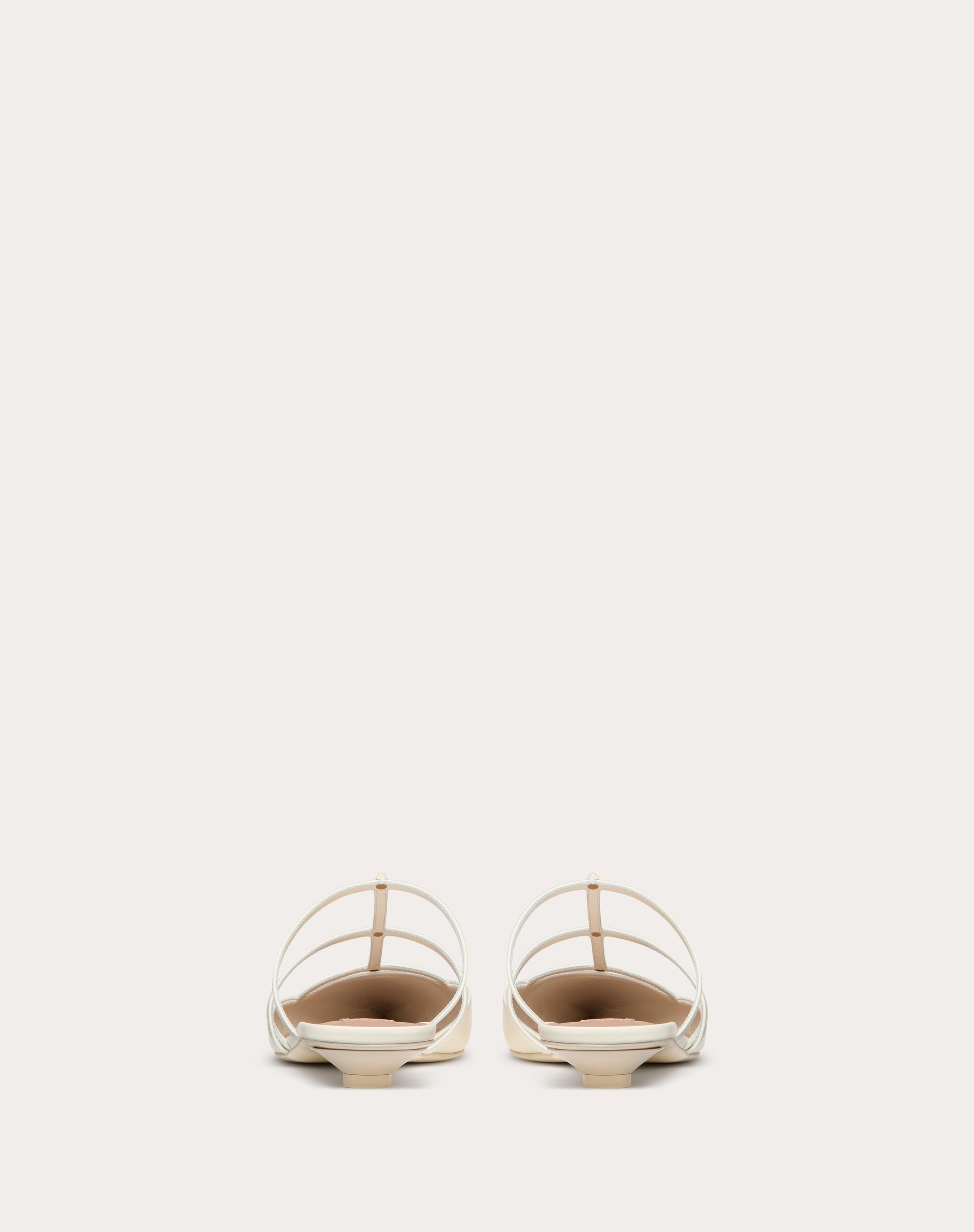 ROCKSTUD WISPY CALFSKIN MULE 20MM - 3