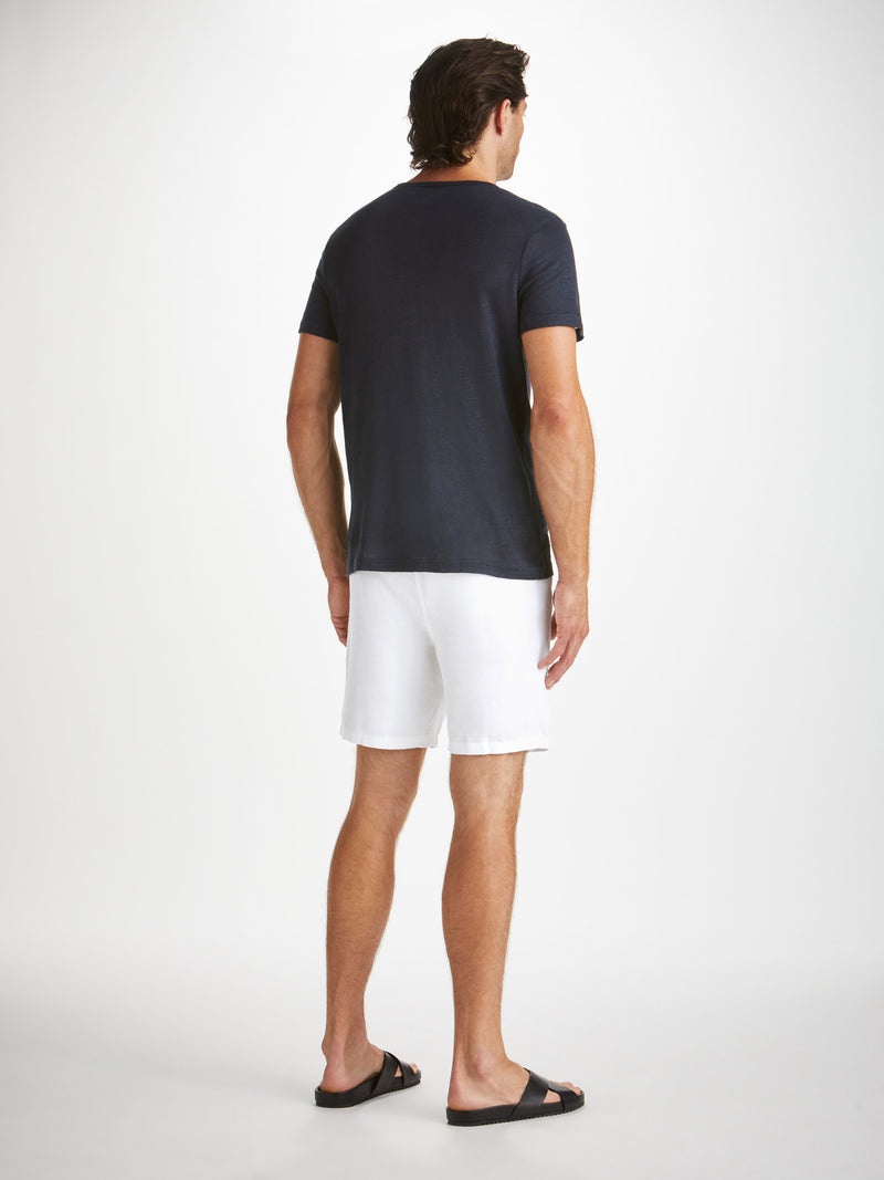 Men's Shorts Sydney Linen White - 4