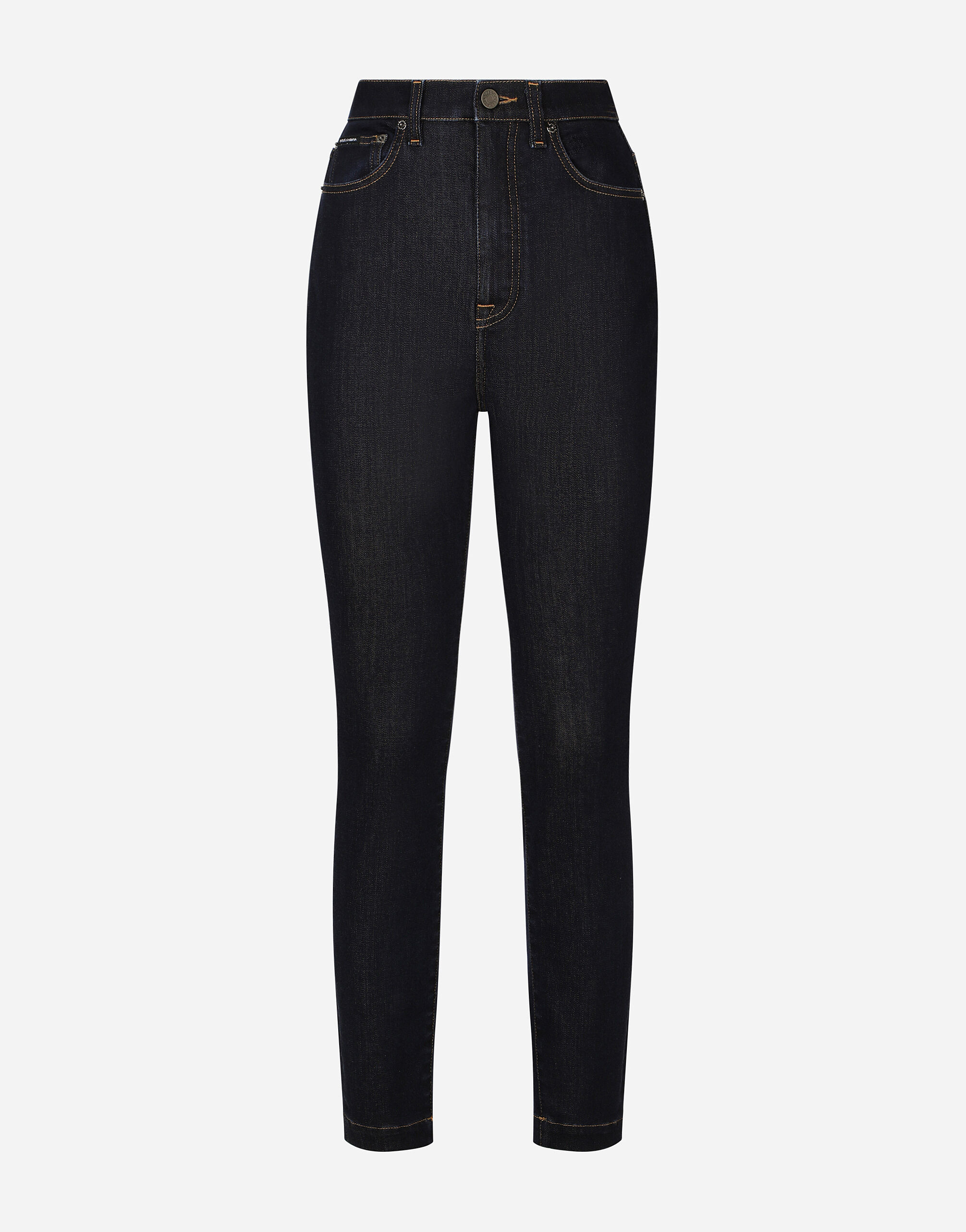 Deep blue stretch denim Grace jeans - 1