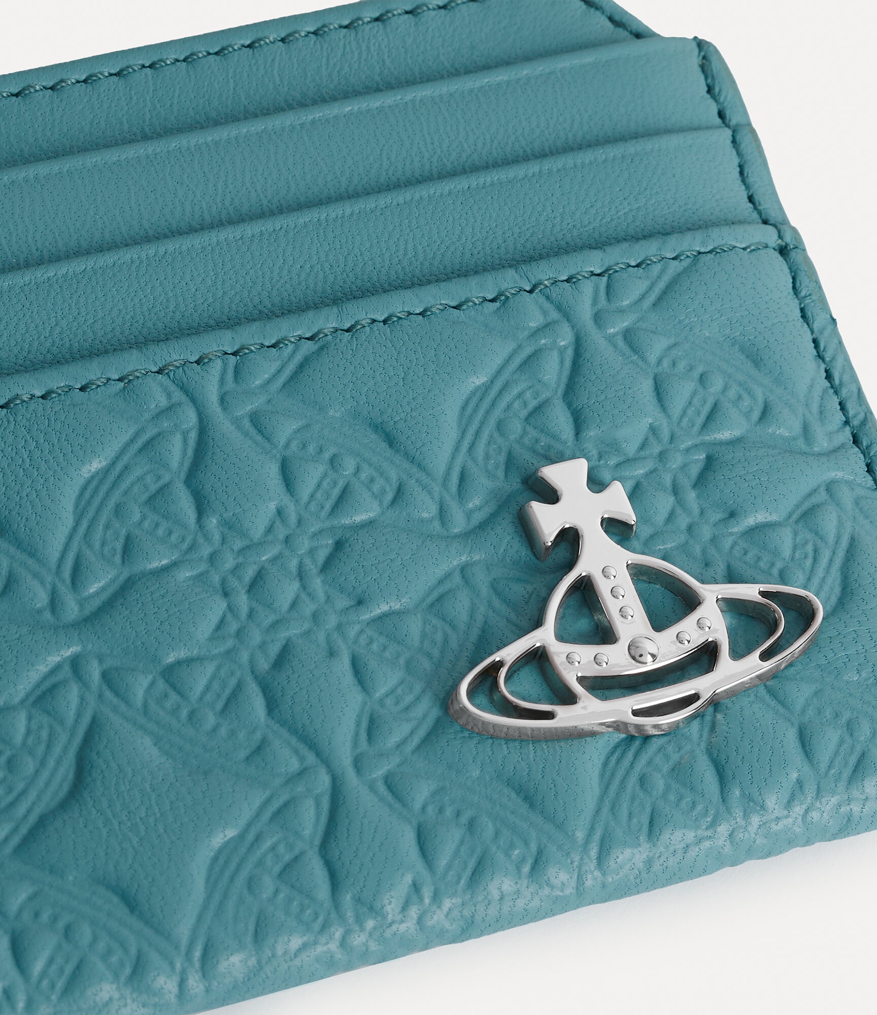 EMBOSSED SLIM CARD HOLDER - 4
