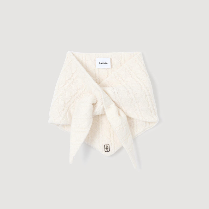 Sandro CABLE KNIT BANDANA outlook