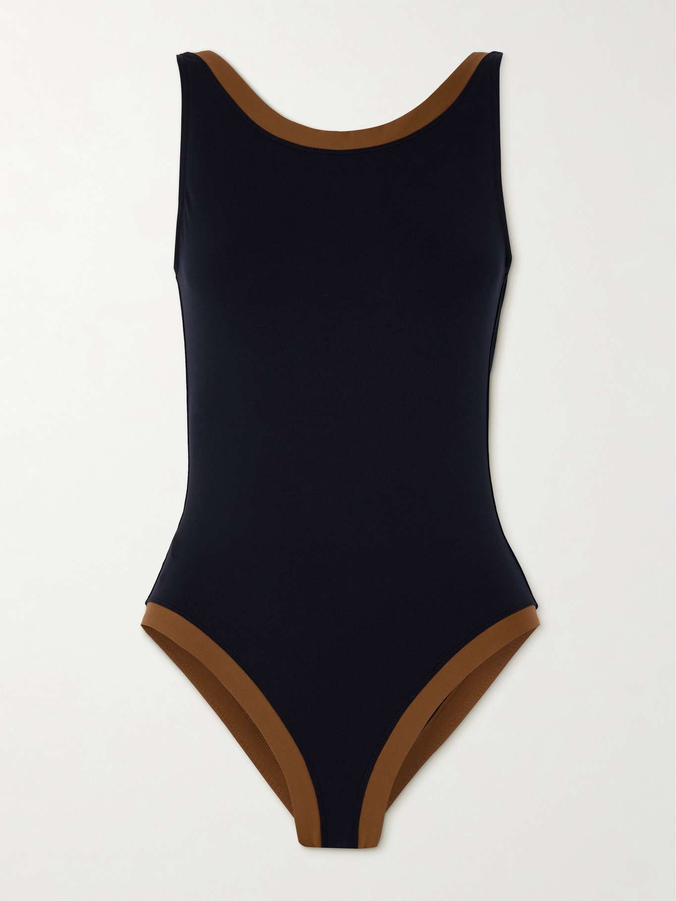 Sombrero two-tone swimsuit - 1