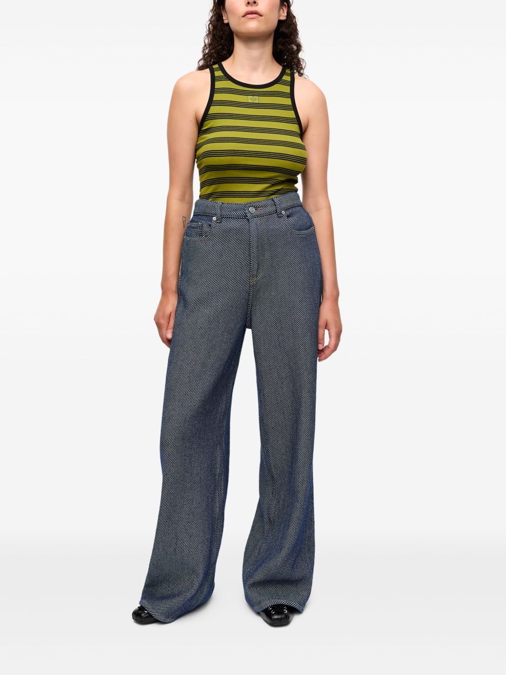 wide-leg jeans - 2
