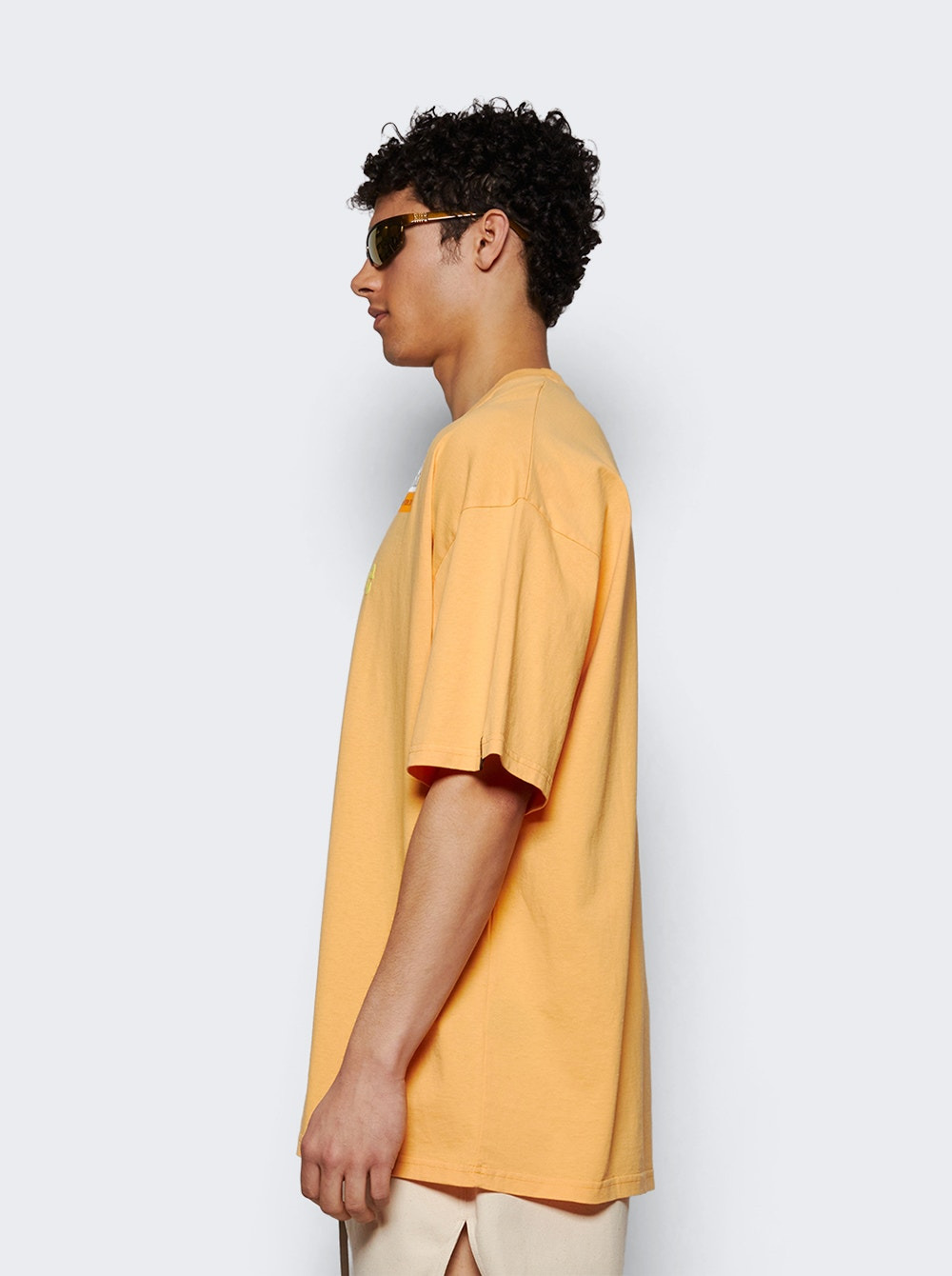 Short Sleeve Oversized Tee Orange - 3