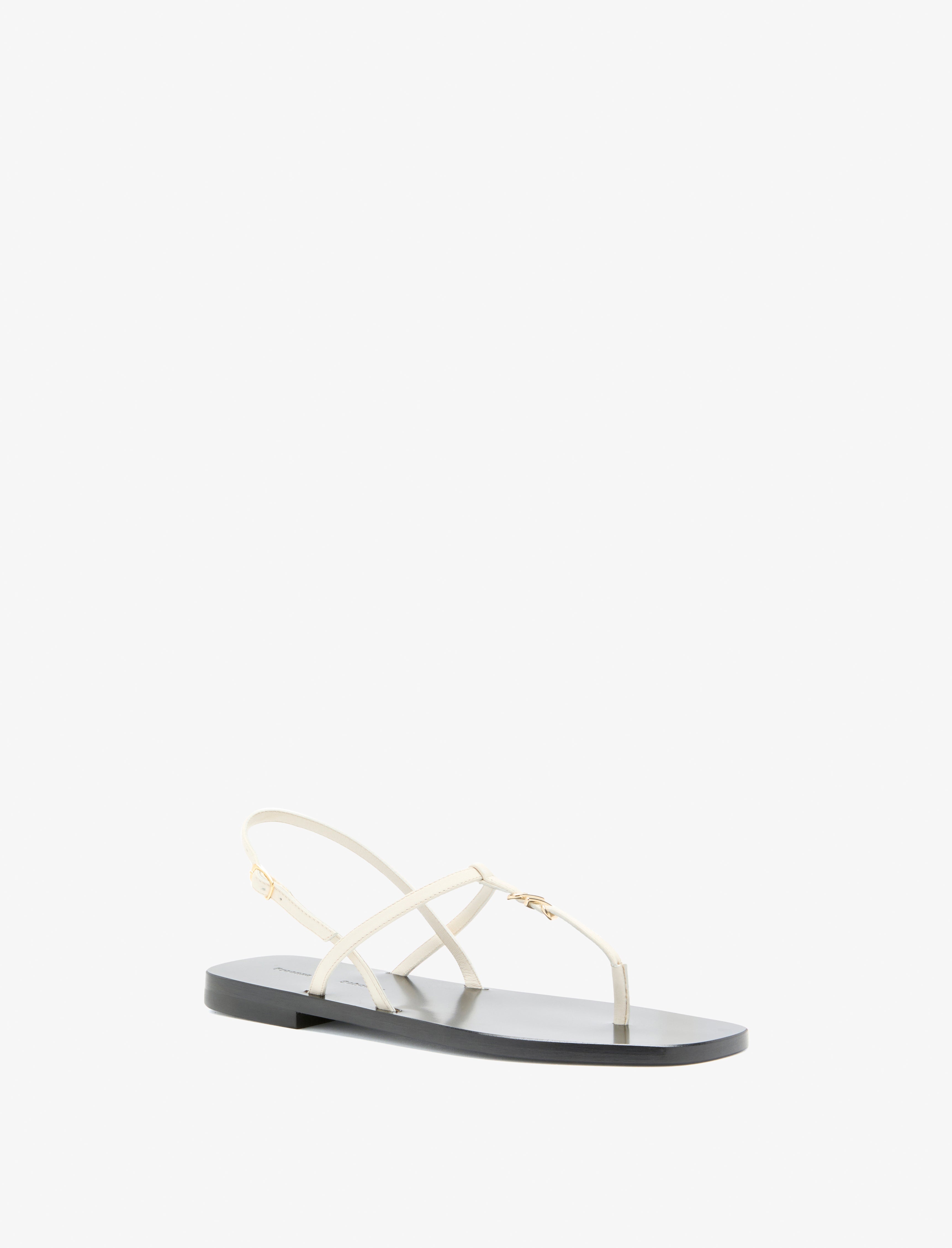 Monogram T-Strap Sandals - 2