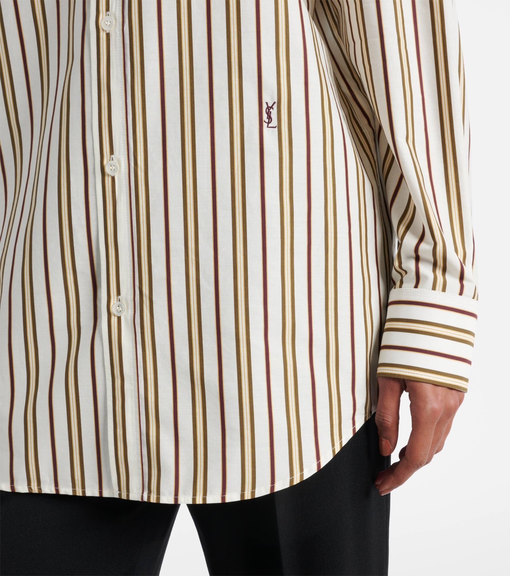 Cassandre striped cotton poplin shirt - 5
