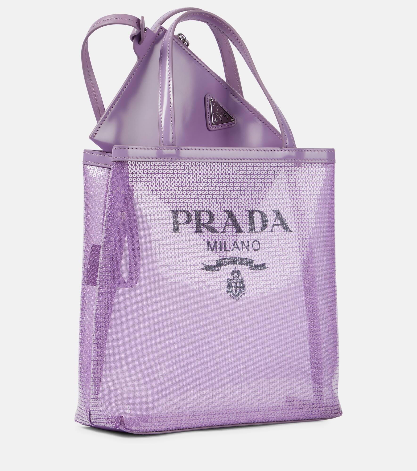 Logo sequined tote - 6
