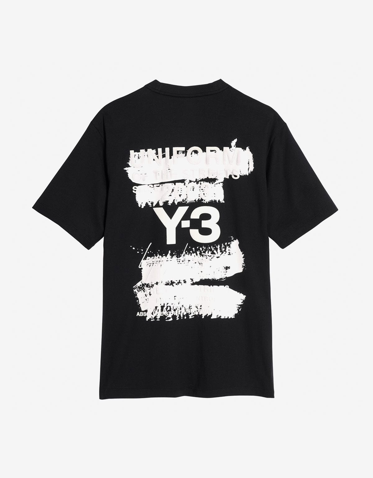 Y-3 Black Graphic Print T-Shirt - 3